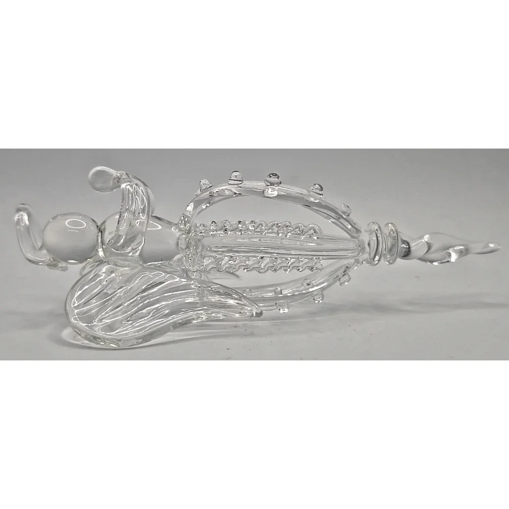 Vtg and‎ Blown Clear Spun Glass 6